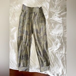 Marika Olive & Gray Knit Lounge Pants